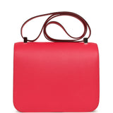 Pre-owned Hermes Constance 18 Rose Extreme Epsom Marquette Palladium Hardware - Thumbnail View 4