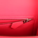 Pre-owned Hermes Constance 18 Rose Extreme Epsom Marquette Palladium Hardware - Thumbnail View 9