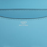 Pre-owned Hermes Constance 18 Celeste Swift Palladium Hardware - Thumbnail View 8