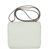 Pre-owned Hermes Constance 18 Bleu Brume Chevre Mysore Palladium Hardware - Thumbnail View 4
