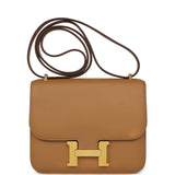 Pre-owned Hermes Constance 18 Biscuit Swift Gold Hardware - Thumbnail View 1
