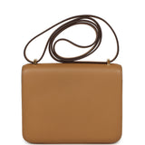 Pre-owned Hermes Constance 18 Biscuit Swift Gold Hardware - Thumbnail View 4