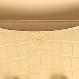 Hermes Constance 18 Vanille Matte Alligator Gold Hardware - Thumbnail View 8