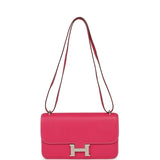 Pre-owned Hermes Constance Elan Rose Tyrien Epsom Palldium Hardware - Thumbnail View 7