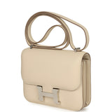 Pre-owned Hermes Constance 18 Craie Swift Palladium Hardware - Thumbnail View 5