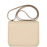 Pre-owned Hermes Constance 18 Craie Swift Palladium Hardware - Thumbnail View 4