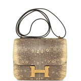 Pre-owned Hermes Constance 18 Ombre Varanus Salvator Lizard Gold Hardware - Thumbnail View 1