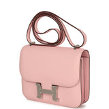 Hermes Constance 18 Rose Sakura Swift Brushed Palladium Hardware - Thumbnail View 5