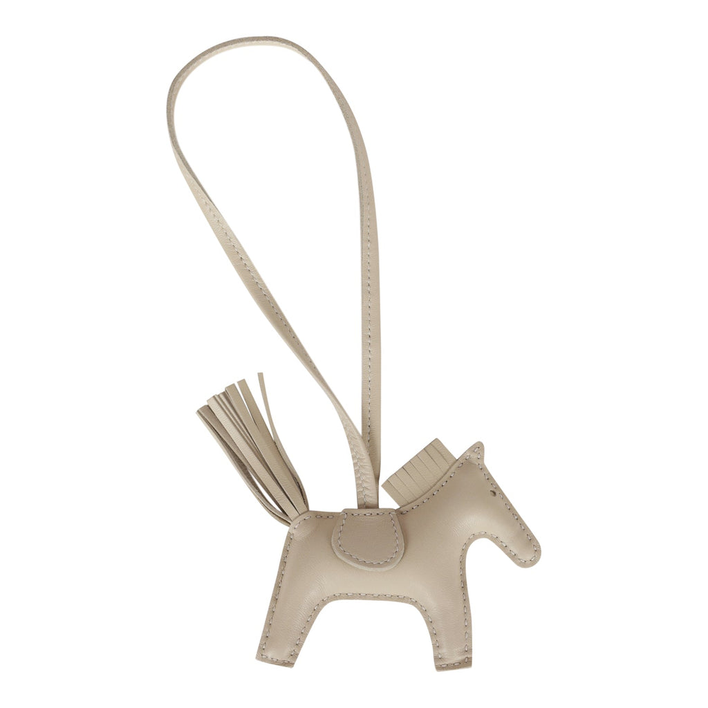 Hermes Craie Grigri Horse Rodeo Bag Charm PM