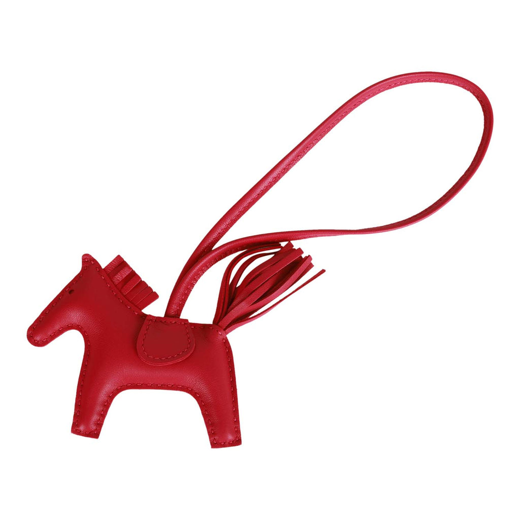 Hermes leather horse bag charm hot sale