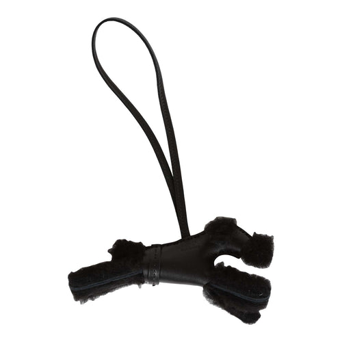 Hermes Black Buddy Punk Charm Palladium Hardware