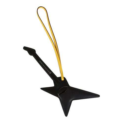 Hermes Rock Touch Bag Charm Black Swift and Rouge de Coeur Shiny Alligator Palladium Hardware