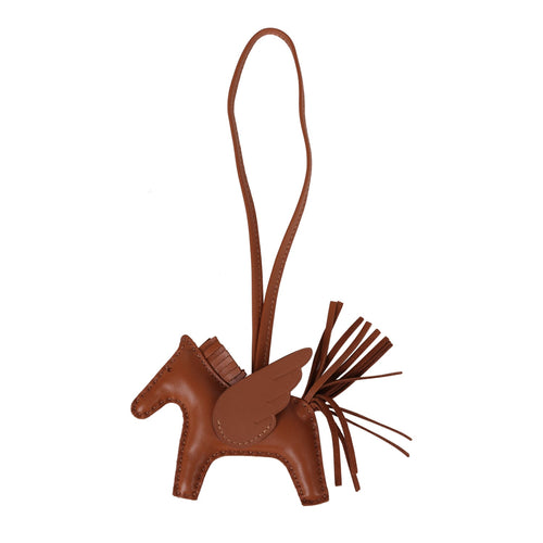 Hermes Pegasus Rodeo Bag Charm PM Gold Milo Lambskin