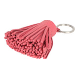 Hermes Carmen Rose Lipstick Lambskin Keychain