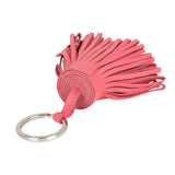 Hermes Carmen Rose Lipstick Lambskin Keychain