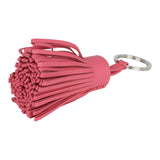 Hermes Carmen Rose Lipstick Lambskin Keychain