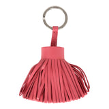 Hermes Carmen Rose Lipstick Lambskin Keychain