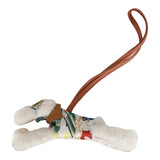 Hermes Budy Charm Multicolor Silk/Merino Sheepskin