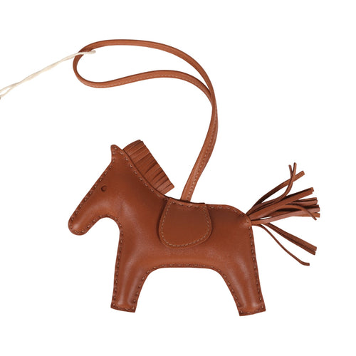 Hermes Rodeo Bag Charm MM Gold Milo Lambskin