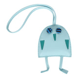 Hermes Hibouton Charm Light Blue Multi Milo Lambskin