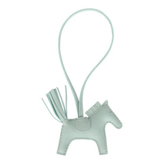 Hermes Rodeo Bag Charm PM Vert Peppermint Milo Lambskin