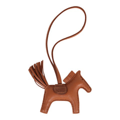 Hermes Rodeo Bag Charm PM Gold Touch Milo Lambskin and Matte Alligator