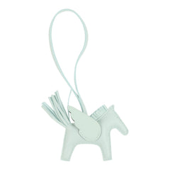 Hermes Pegase Rodeo Bag Charm PM Vert Peppermint Milo Lambskin