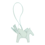 Hermes Pegase Rodeo Bag Charm PM Vert Peppermint Milo Lambskin