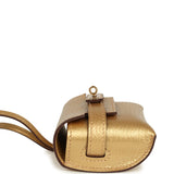 Hermes Kelly Festival Bag Charm Dore Chevre Chamkilight Permabrass Hardware