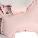 Hermes Rodeo Bag Charm PM Rose Darling Milo Lambskin