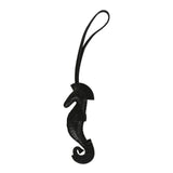 Hermes Seahorse Bag Charm So Black Milo Lambskin