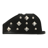 Hermes Rodeo Rock Bag Charm PM Black Milo Lambskin Palladium Hardware