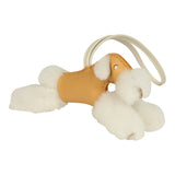 Hermes Budy Charm Paille and Craie Milo Lambskin and Ecru Merino Sheepskin - Thumbnail View 4