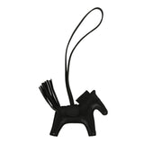 Hermes Rodeo Bag Charm PM Black Milo Lambskin