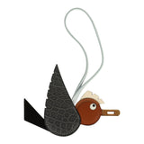 Hermes Birdy Charm Gris Paris, Black, Fauve, Gold, Nata and Bleu Brume Matte Alligator, Box, Barenia, Epsom, Swift Gold Hardware