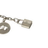 Pre-owned Hermes Breloque Olga Bag Charm Palladium Hardware