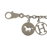 Pre-owned Hermes Breloque Olga Bag Charm Palladium Hardware