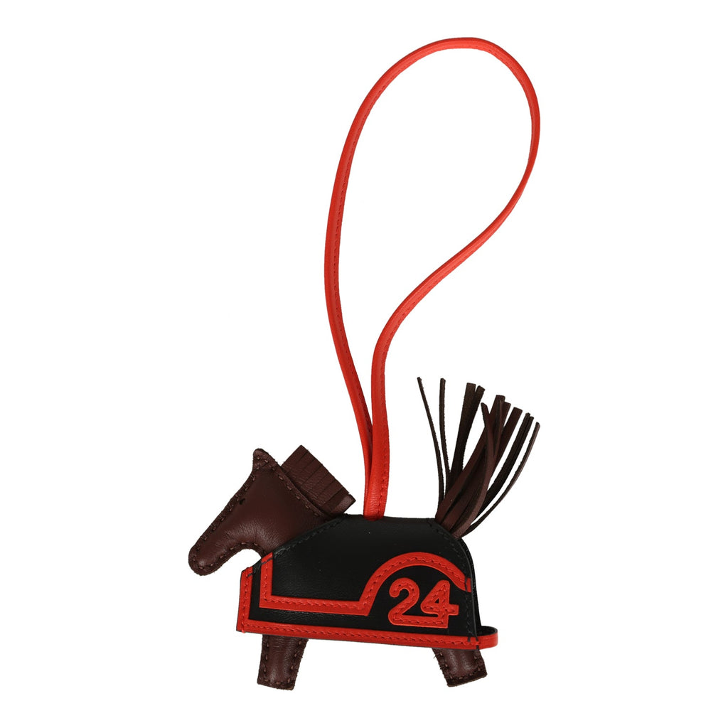 Hermes Rodeo Robeo Hermes Rodeo Robeo 24 Charm PM Terre, Black and Rouge Radieux Milo ...