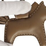 Hermes Rodeo Bag Charm PM Etoupe Milo Lambskin