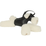 Hermes Budy Charm Black Milo Lambskin and Ecru Merino Sheepskin - Thumbnail View 5
