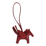 Hermes Pegase Rodeo Bag Charm PM Rouge H Milo Lambskin - Thumbnail View 2