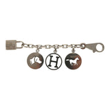 Pre-owned Hermes Breloque Olga Bag Charm Palladium Hardware