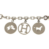 Pre-owned Hermes Breloque Olga Bag Charm Palladium Hardware