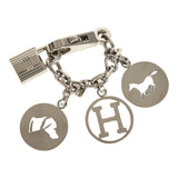 Pre-owned Hermes Breloque Olga Bag Charm Palladium Hardware