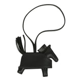 Hermes Rodeo Rock Bag Charm PM Black Milo Lambskin Gold Hardware - Thumbnail View 2