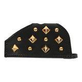 Hermes Rodeo Rock Bag Charm PM Black Milo Lambskin Gold Hardware - Thumbnail View 4