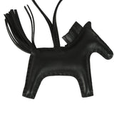Hermes Rodeo Rock Bag Charm PM Black Milo Lambskin Gold Hardware - Thumbnail View 5