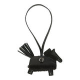 Hermes Rodeo Robeo Plush Charm PM Black Milo Lambskin and Wool Palladium Hardware - Thumbnail View 2