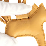 Hermes Rodeo Bag Charm PM Paille Milo Lambskin and Vanille Matte Alligator Touch - Thumbnail View 3
