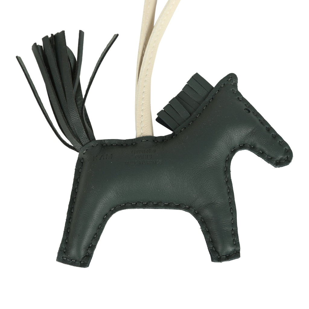 Hermes Rodeo Robeo Hermes Rodeo Robeo 24 Charm PM Vert Mangrove, Craie, Black Milo ...
